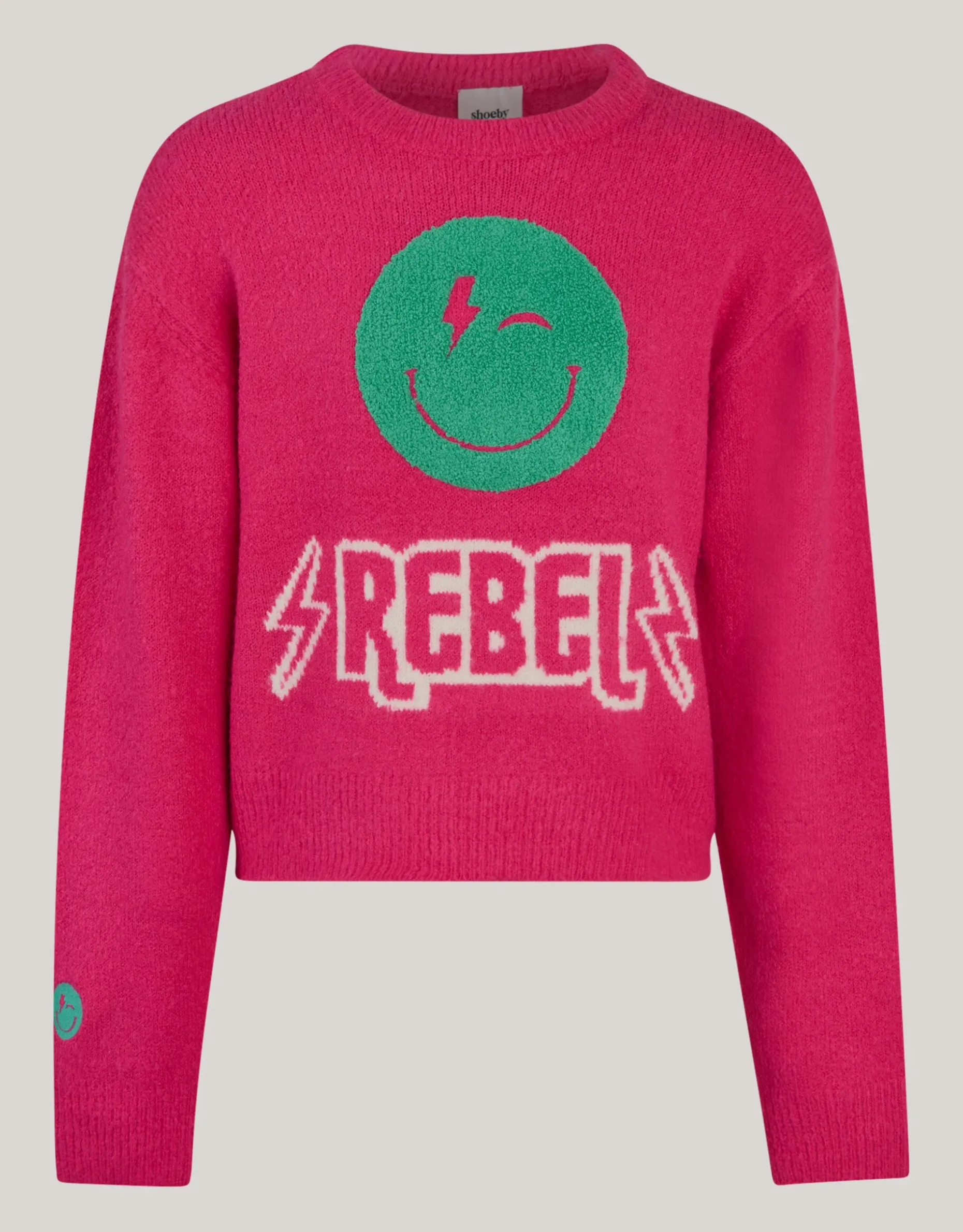 Towelling Trui Roze