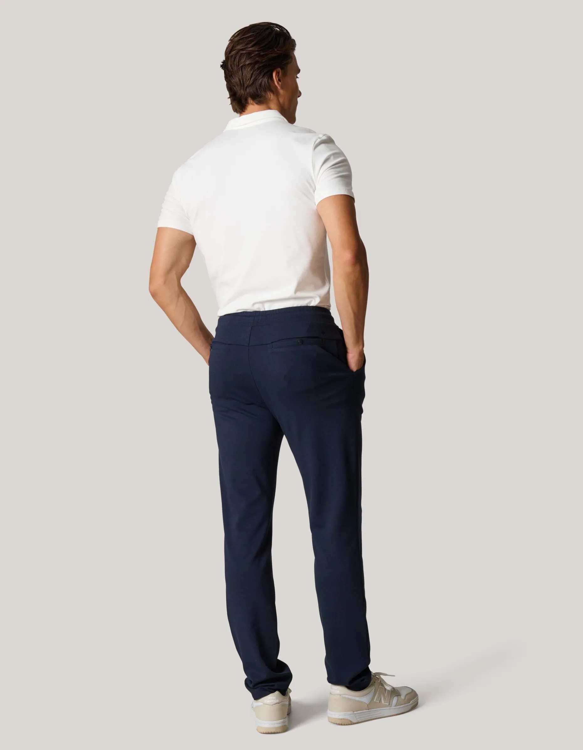 Tricot Broek Donkerblauw