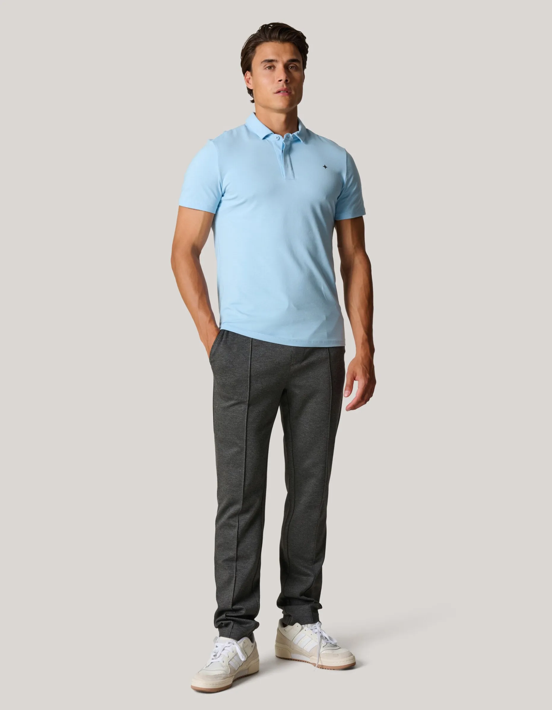 Tricot Broek Grijs