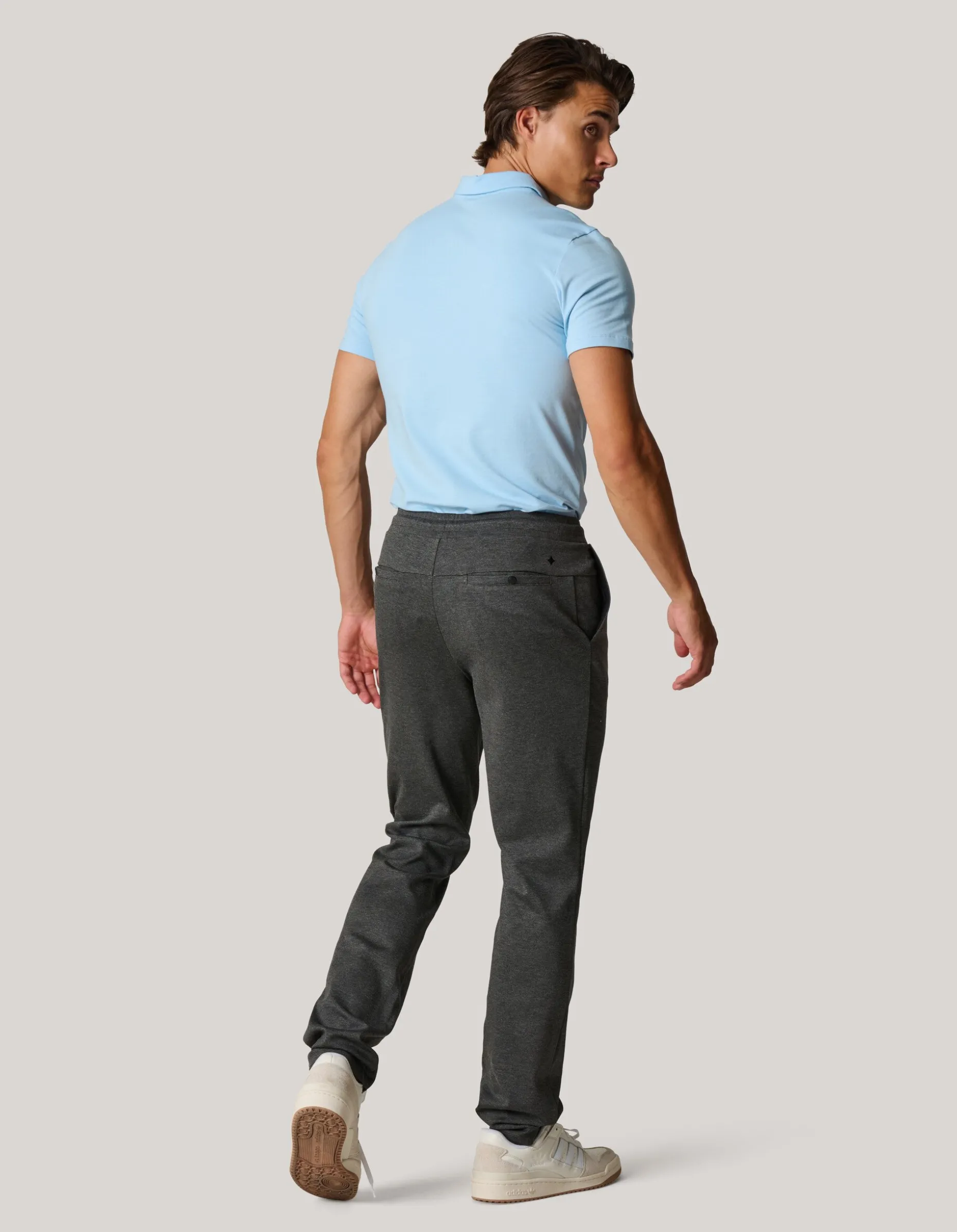 Tricot Broek Grijs