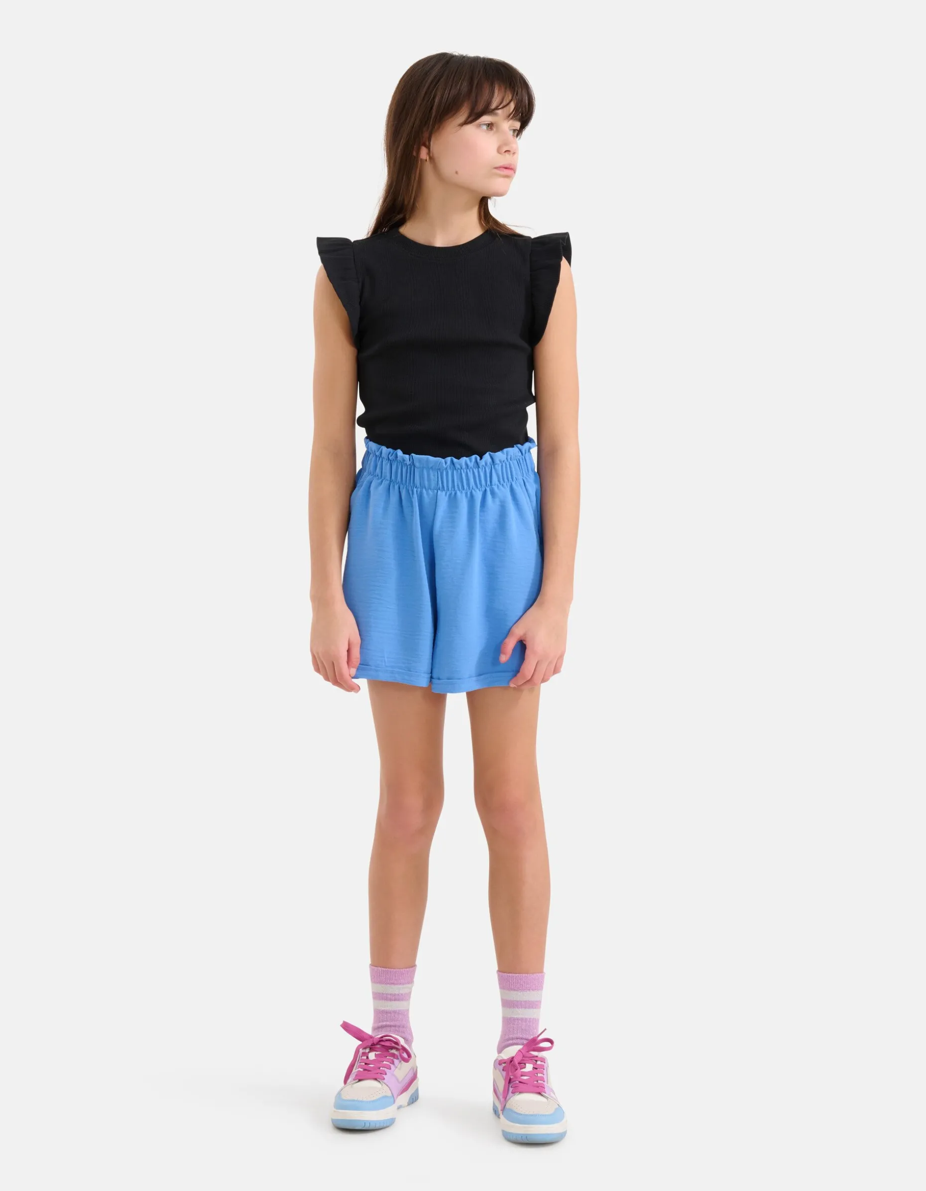Twist Short Blauw