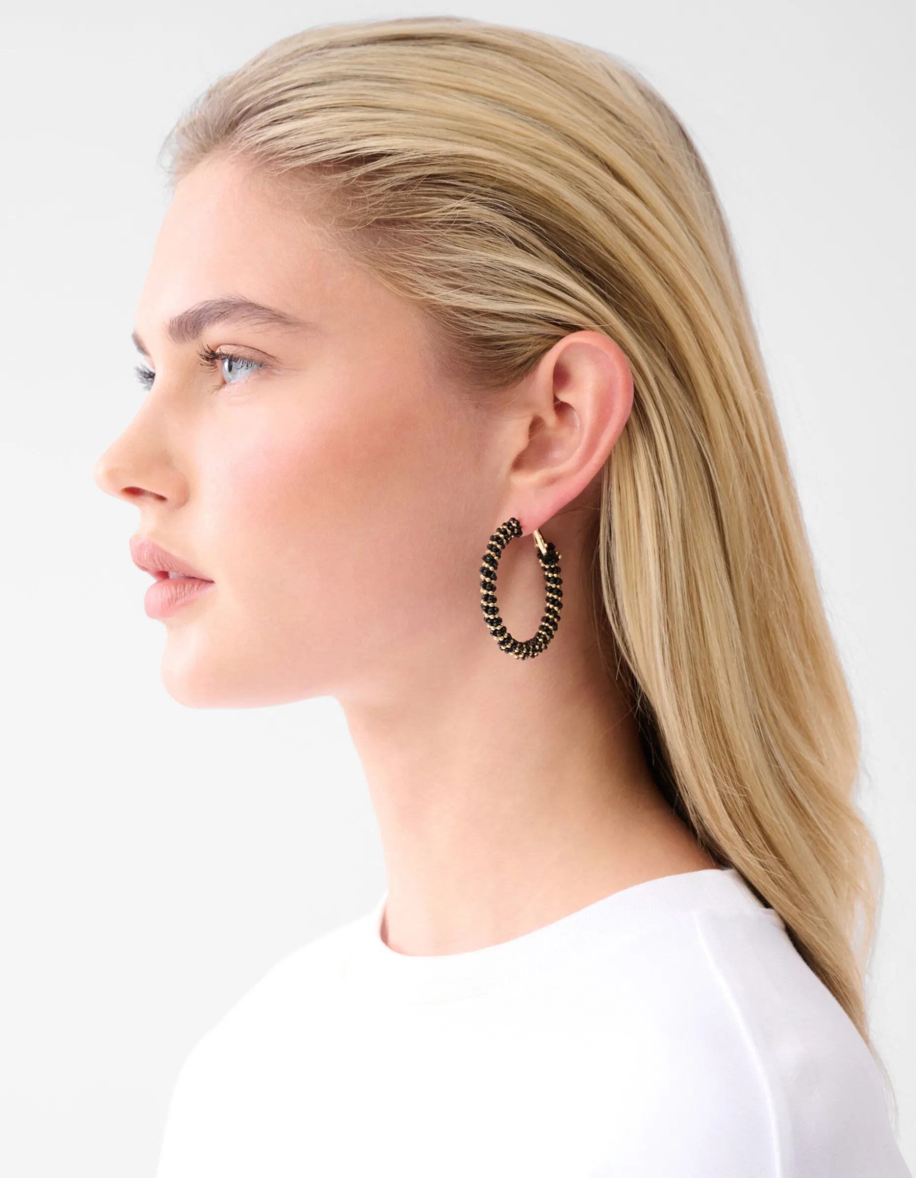 Twisted Oorbellen Zwart