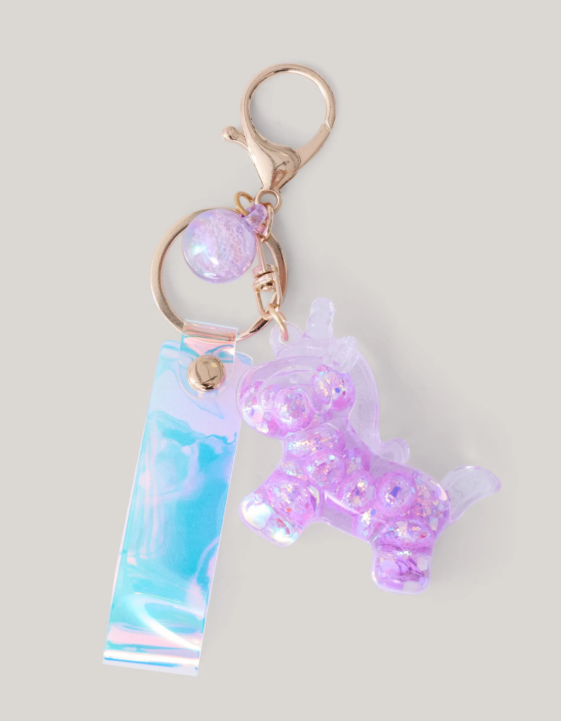Unicorn Sleutelhanger Paars