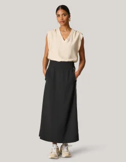 V-hals Top Zand
