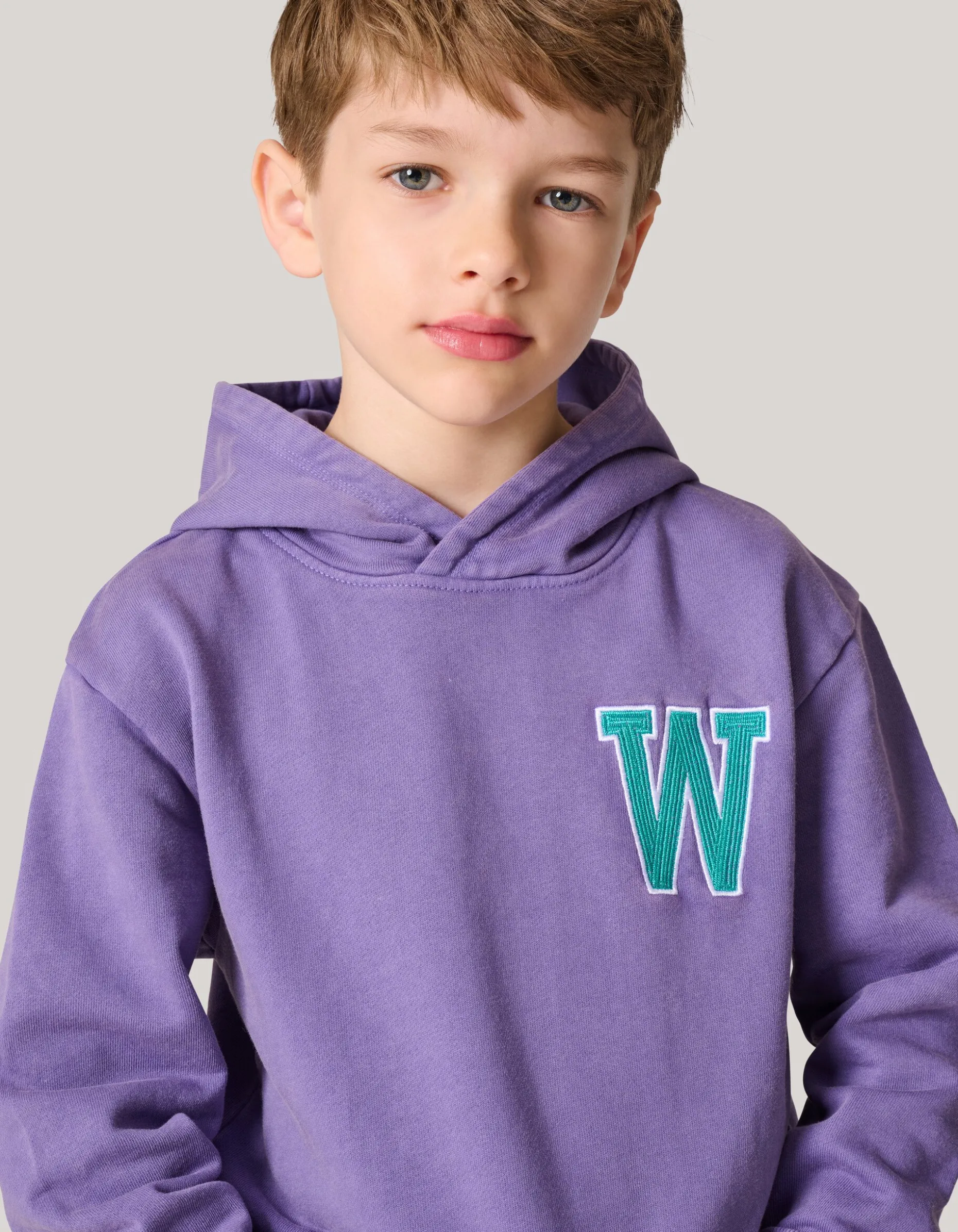 Washed Hoodie Paars