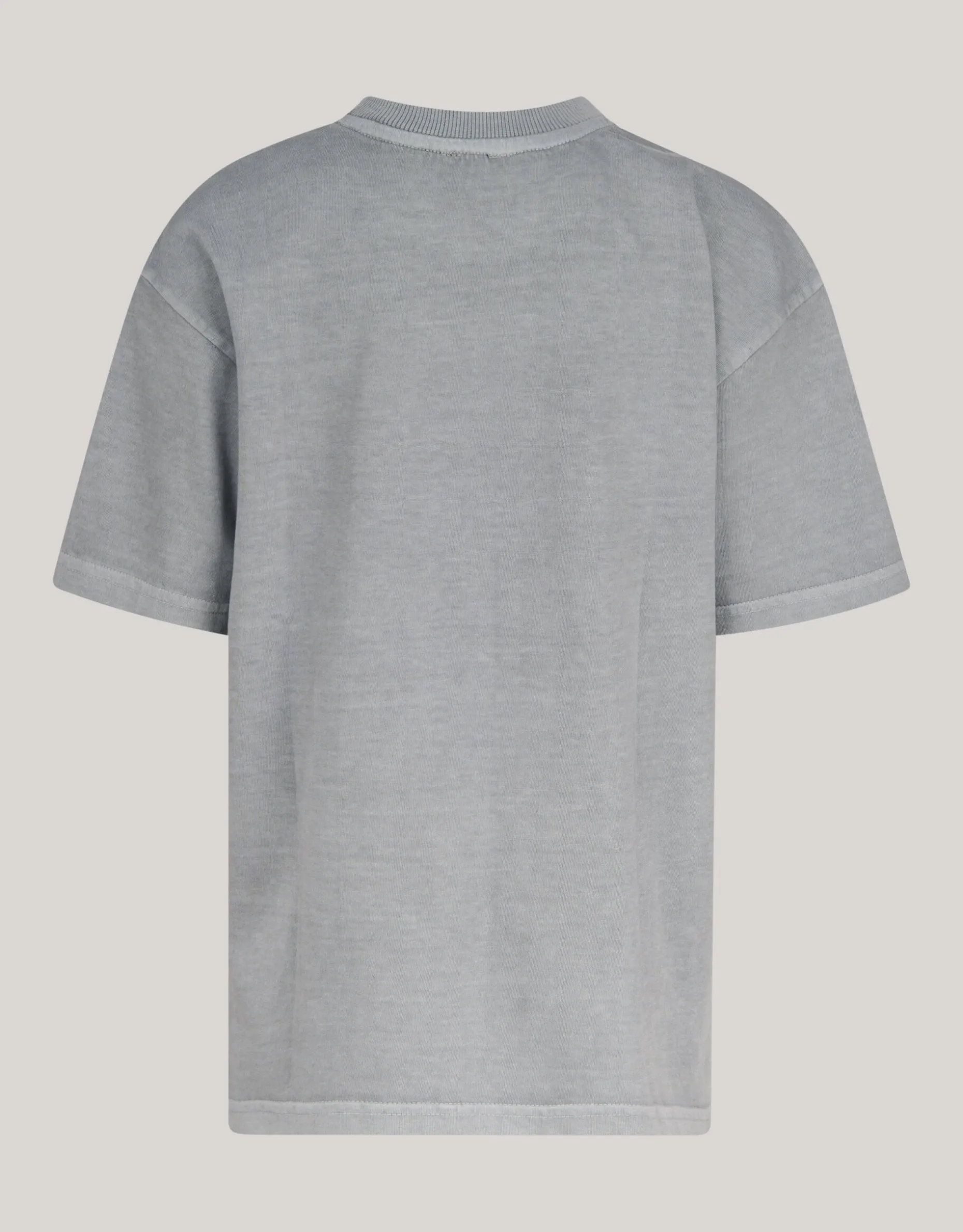 Washed Logo T-shirt Donkergrijs