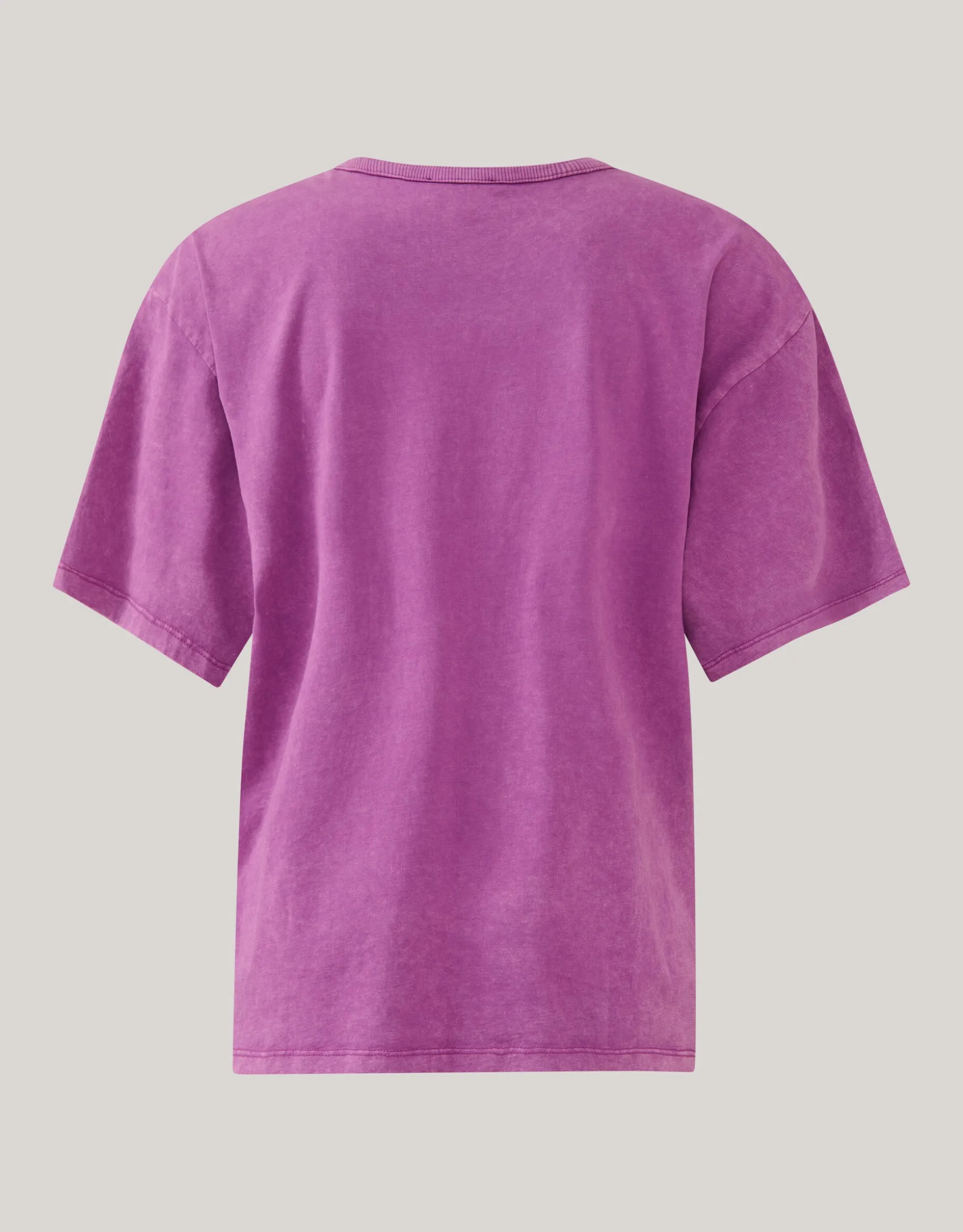 Washed Logo T-shirt Roze