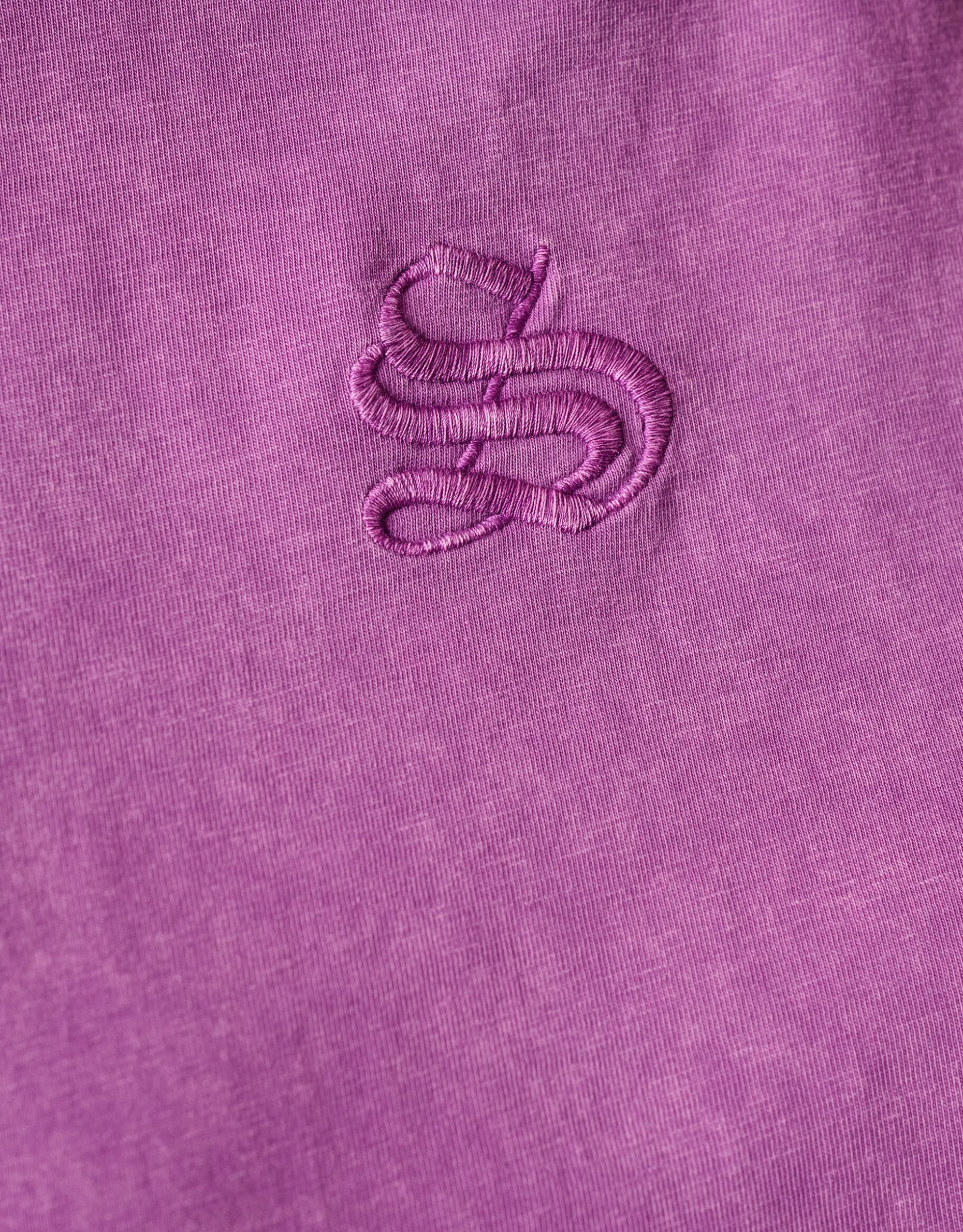 Washed Logo T-shirt Roze