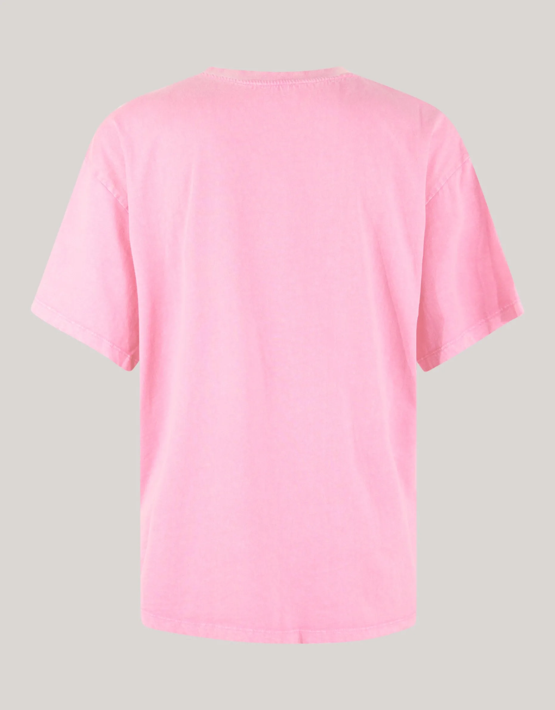 Washed Logo T-shirt Roze