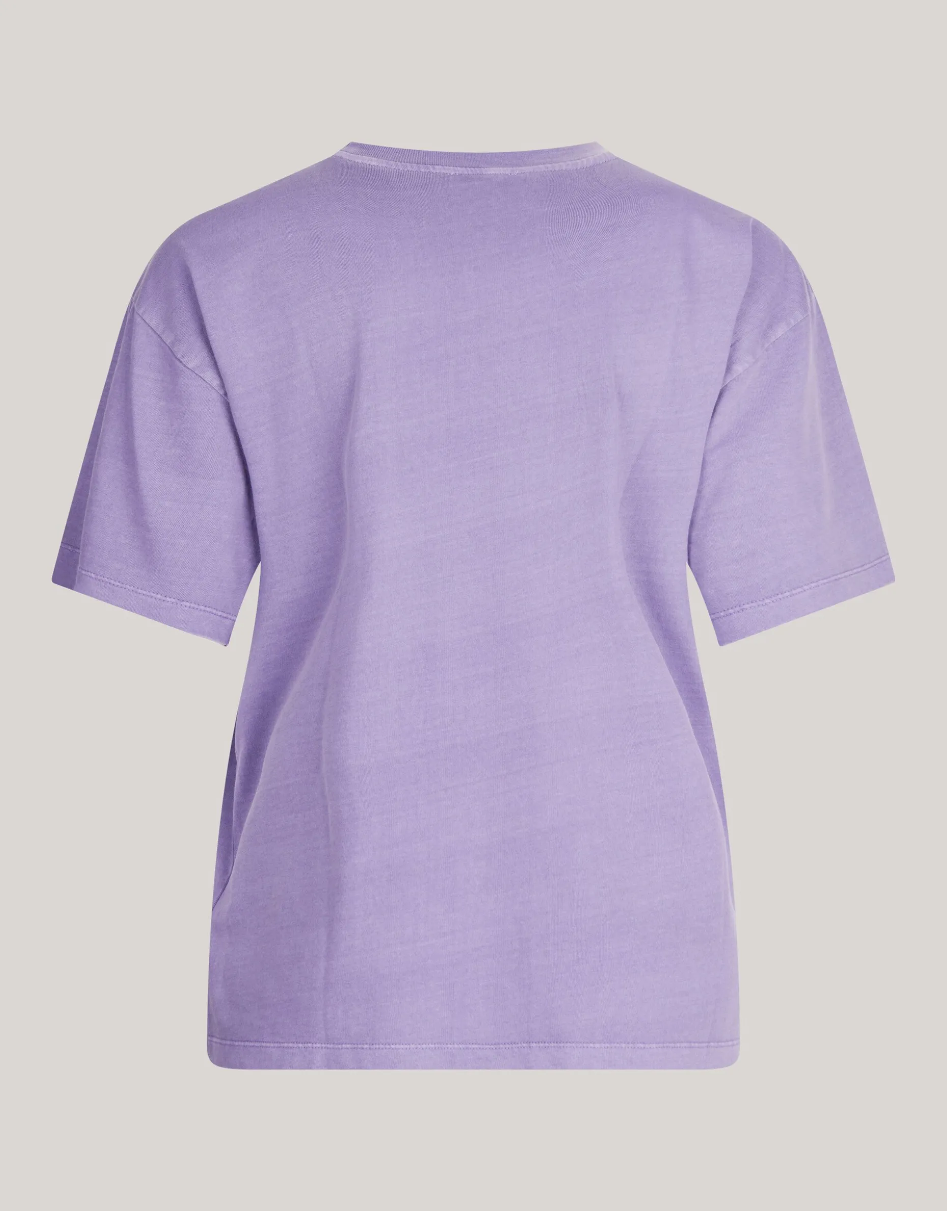Washed Shoeby Logo T-shirt Paars