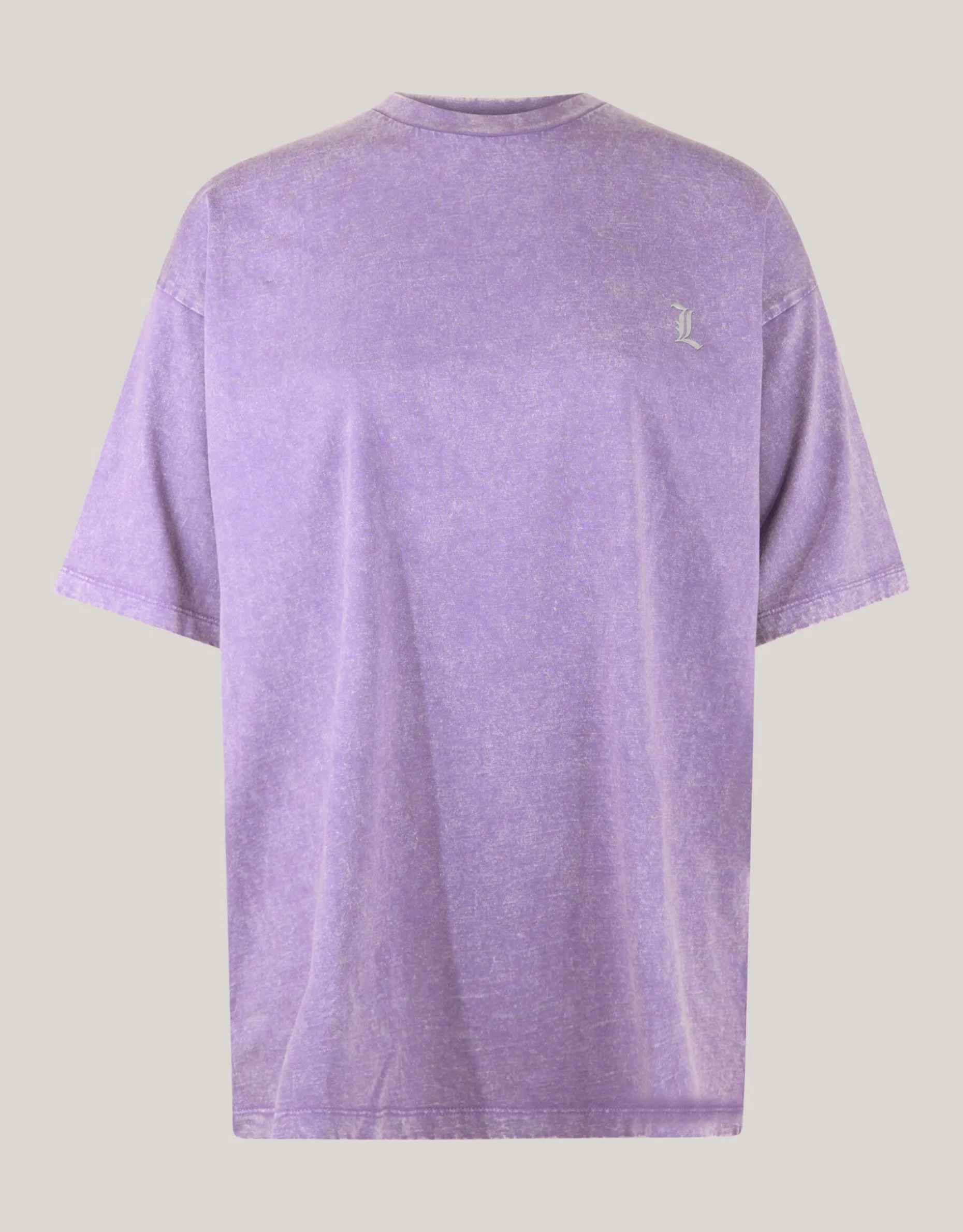 Washed T-shirt Lichtpaars By Lizzy
