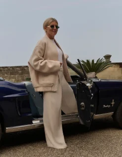 Wide Leg Broek Gebroken Wit By Lonneke