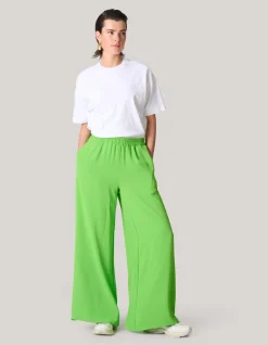 Wide Leg Broek Groen