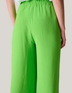 Wide Leg Broek Groen