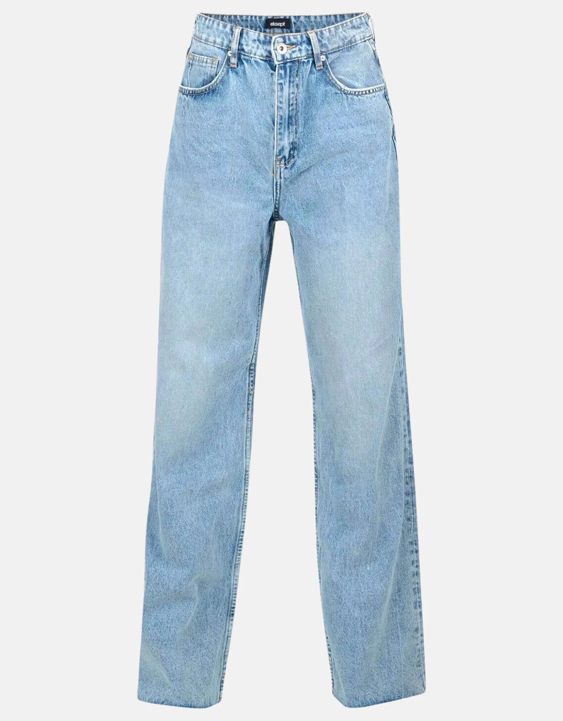 Wide Leg Jeans Bleached