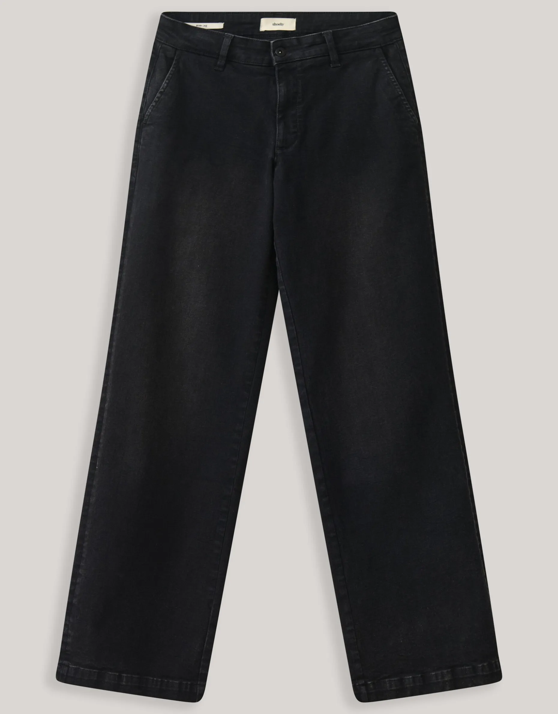 Wide Leg Jeans Zwart