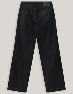 Wide Leg Jeans Zwart