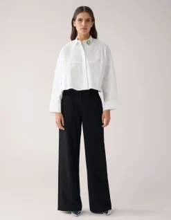 Wijde Blouse Wit By Mieke