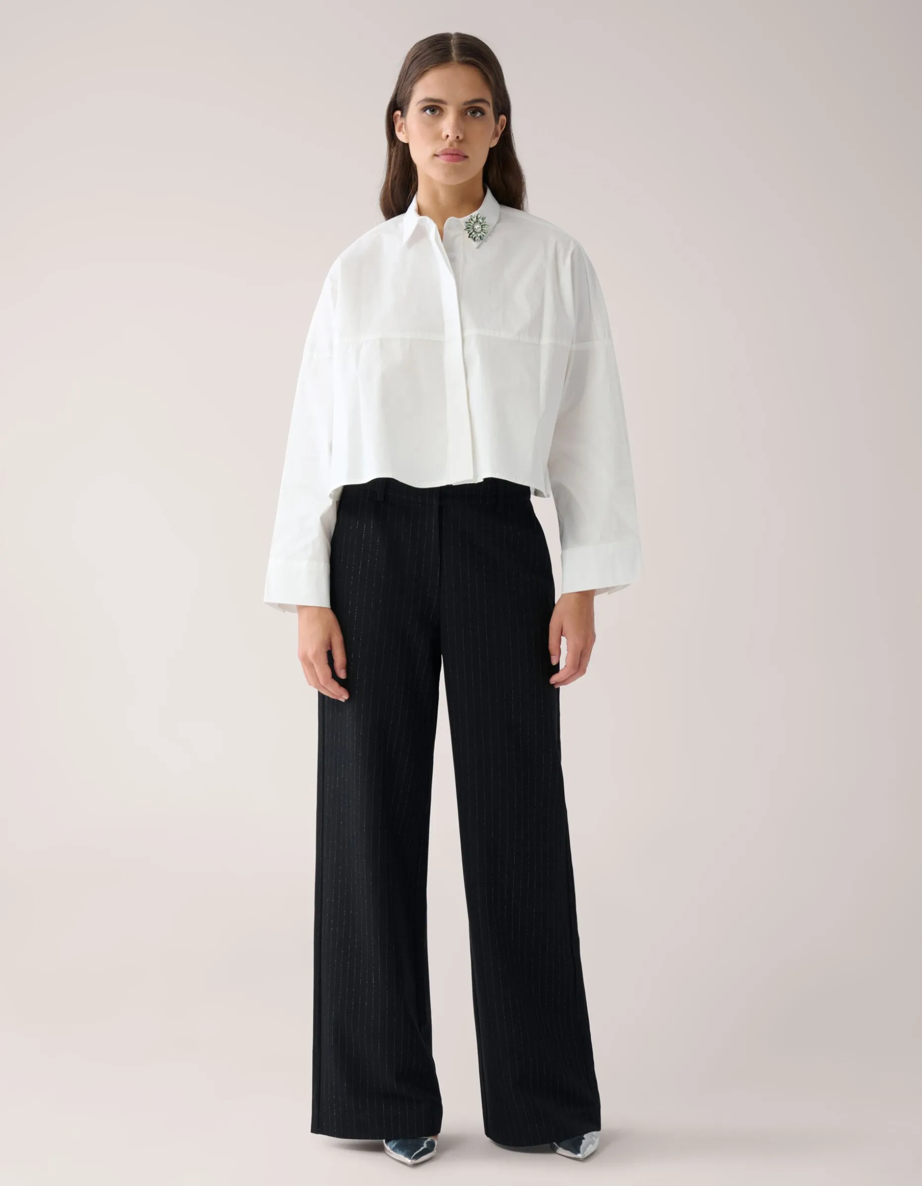 Wijde Blouse Wit By Mieke