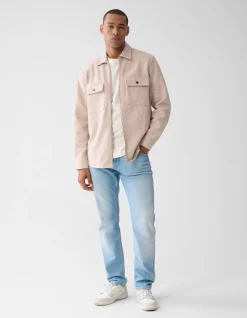 Zip Overshirt Zand