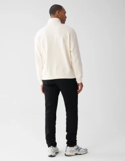 Zip Sweater Gebroken Wit