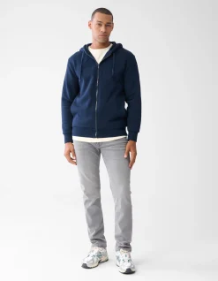Zipper Hoodie Donkerblauw