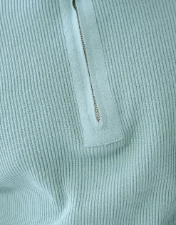 Zipper Trui Lichtgroen